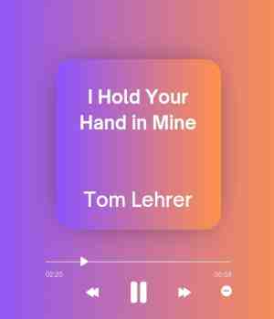 I Hold Your Hand in Mine