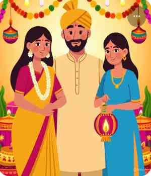 दिवाली, घरवाली और कामवाली